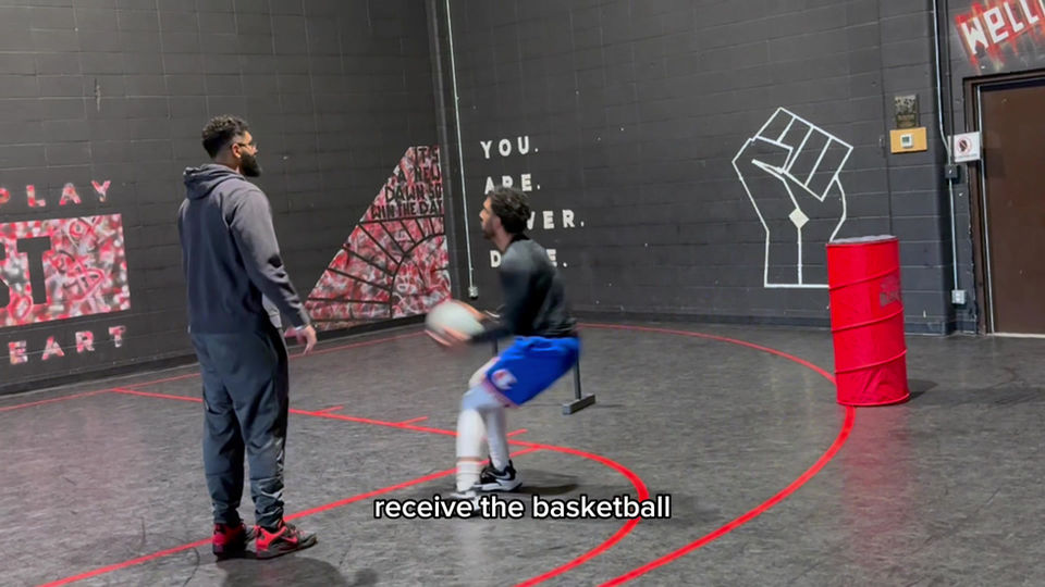 Pick and Roll POCKET PASS - Snake Dribble